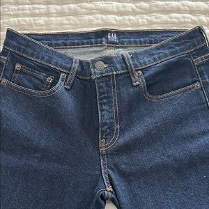 GAP Women's Dark Wash Real Straight Jeans